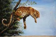 unknow artist Leopard 027 France oil painting artist